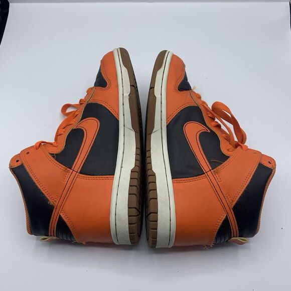 Nike Dunk High Safety Orange Halloween DB2179-004 Size US 5 Y - Picture 4 of 8